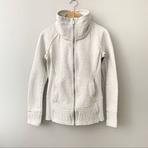 Lululemon Radiant Jacket Full Zip Heather White 6